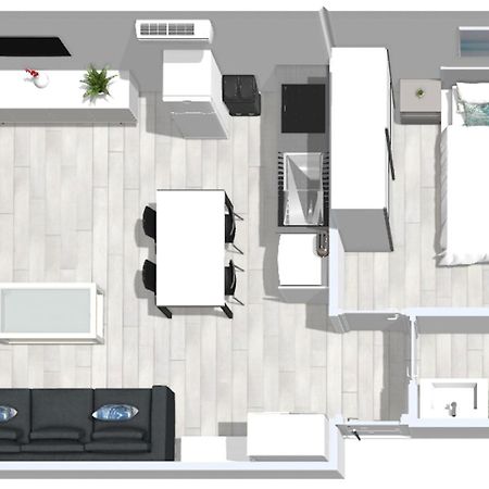 Roses Apartments 1 - Vista Mar Lateral - 1Habitacion Exterior photo